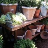 a potting table